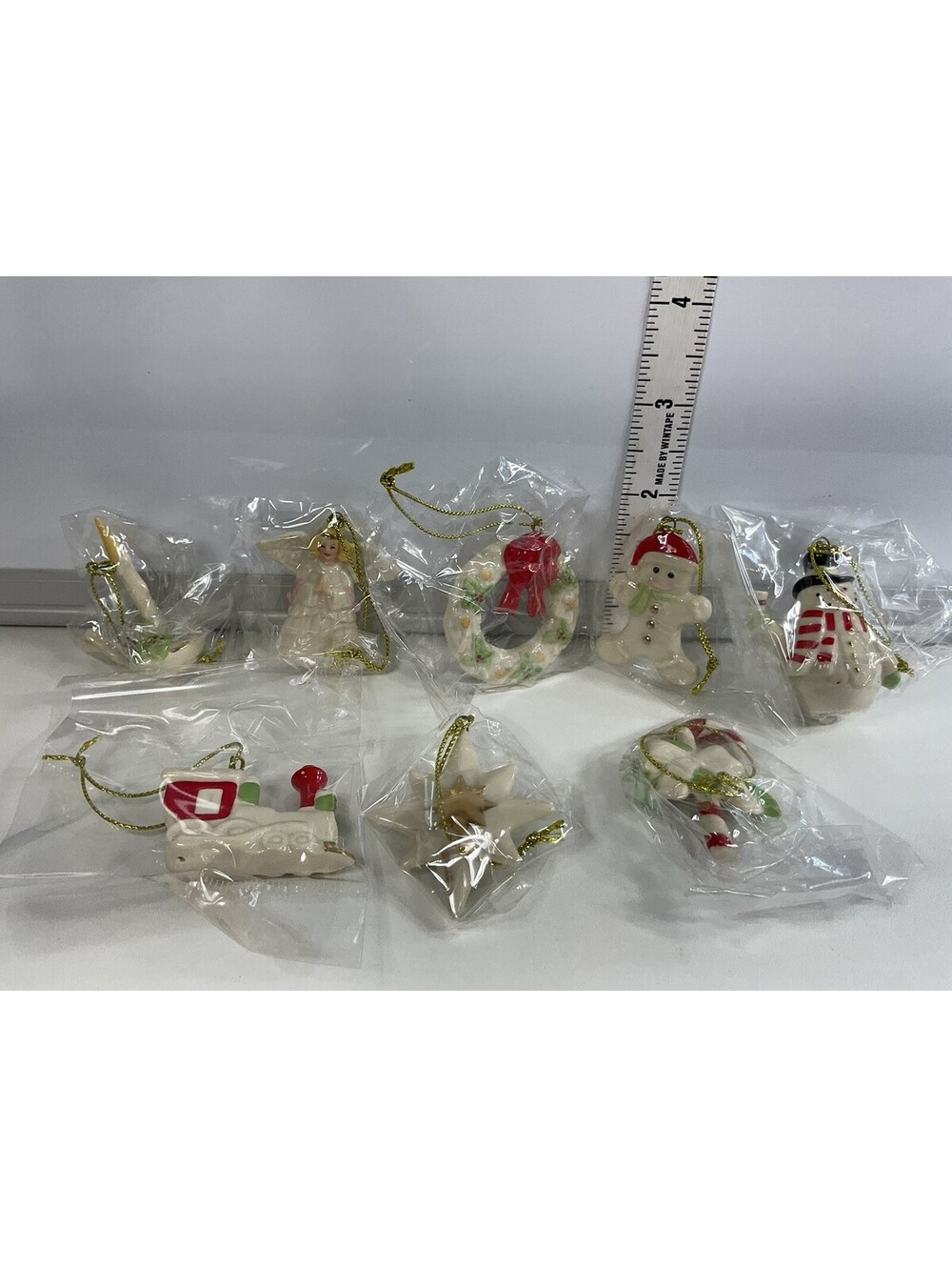 Lenox Winter Delights Mini Ornament Set Of 8 NEW Retired